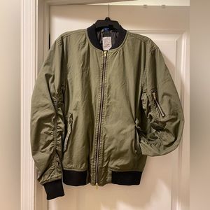 Green Bomber Jacket